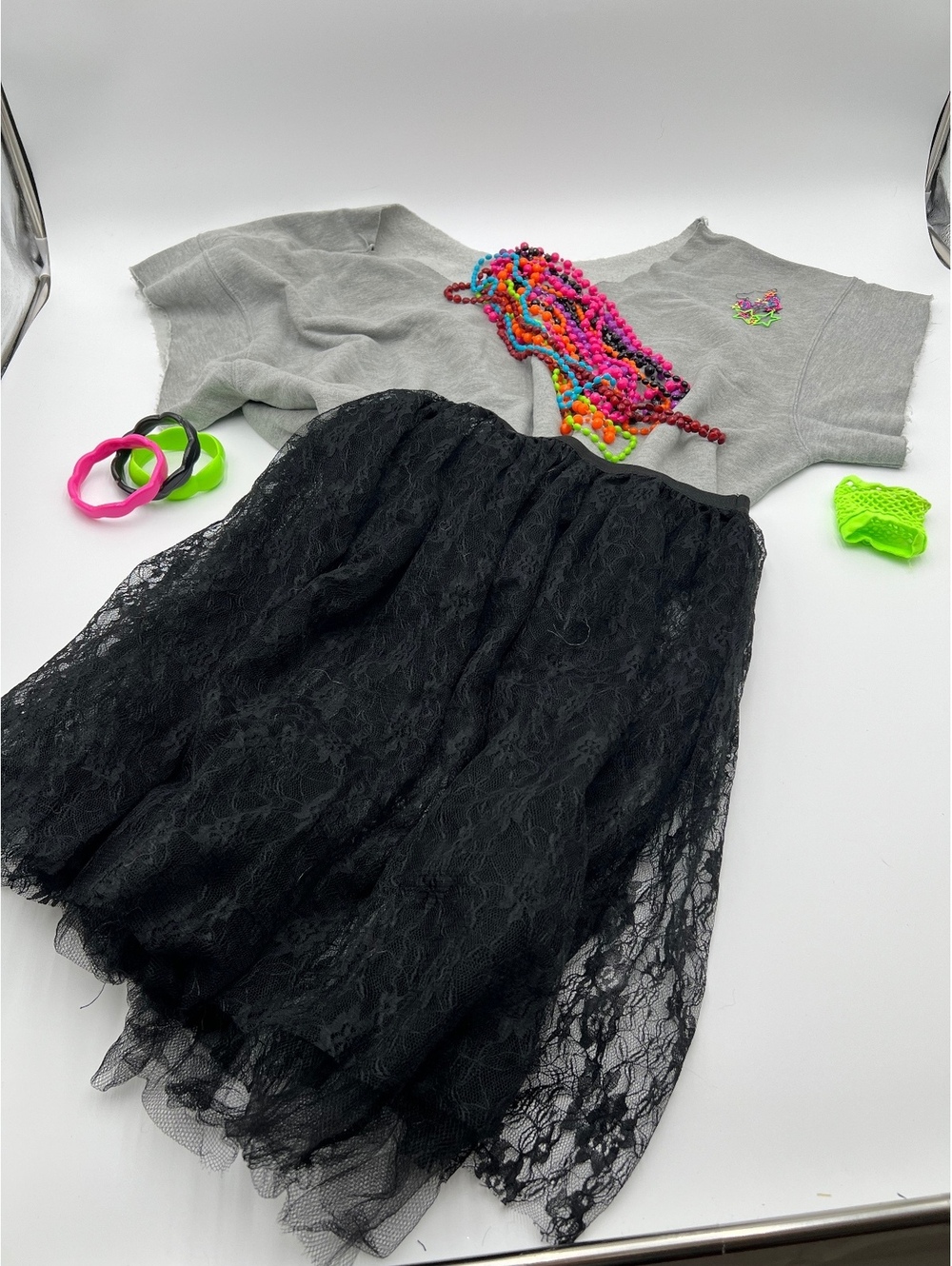 Women’s 80s Halloween Costume Retro 1980s Theme Party Outfit